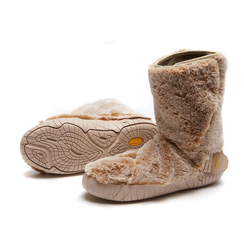 Vibram Furoshiki Lapland Mid Női Bakancs - Khaki CWRS203